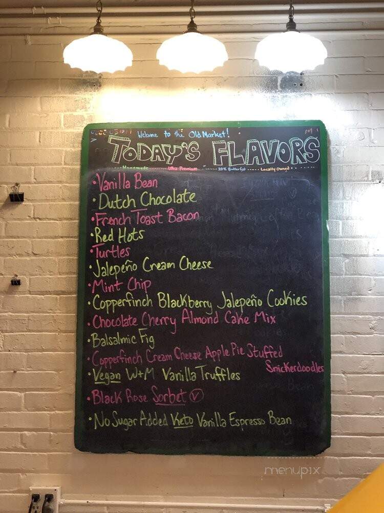 Ted and Wally's Ice Cream - Omaha, NE menu_pic
