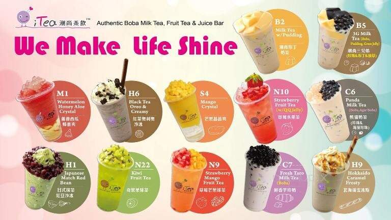 i-tea - Pleasanton, CA menu_pic