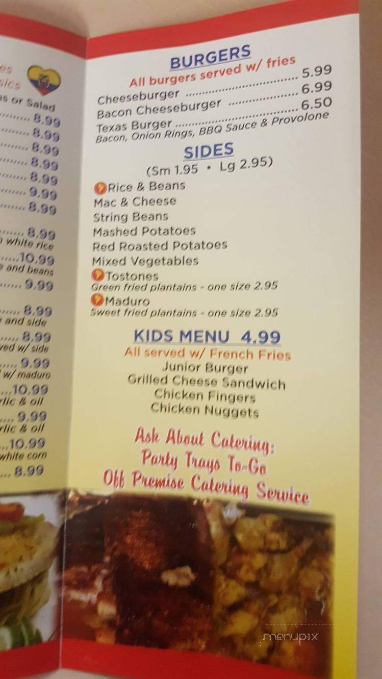 Charito's kitchen - Mount Holly, NJ menu_pic