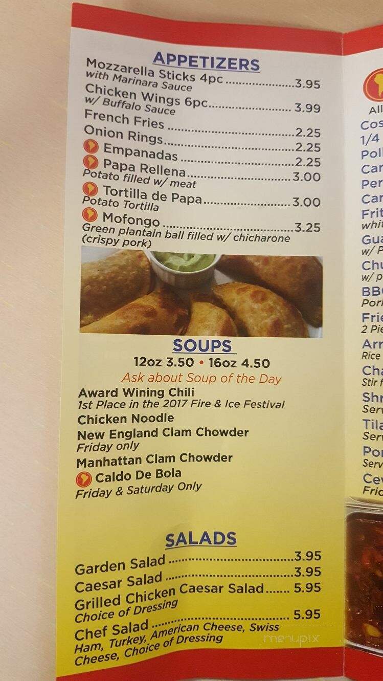 Charito's kitchen - Mount Holly, NJ menu_pic