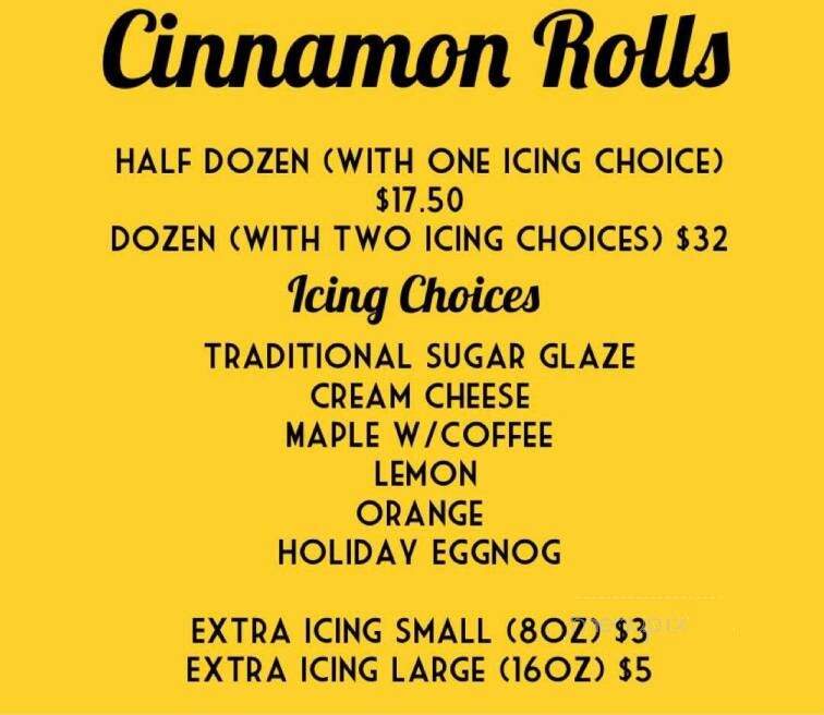 Wills Cinnamon Shop - HOT SPRINGS, AR menu_pic