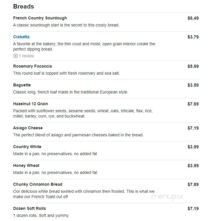 Kneaders Bakery & Cafe - Ammon, ID menu_pic