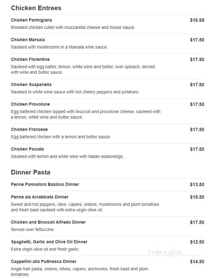 The Levee - Fairfield, CT menu_pic
