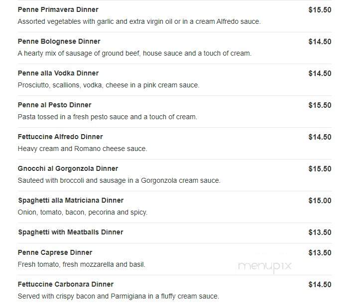 The Levee - Fairfield, CT menu_pic
