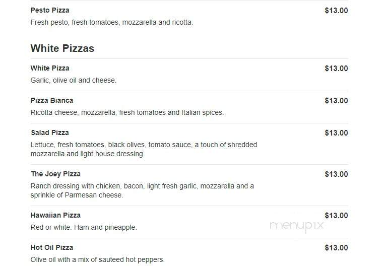 The Levee - Fairfield, CT menu_pic