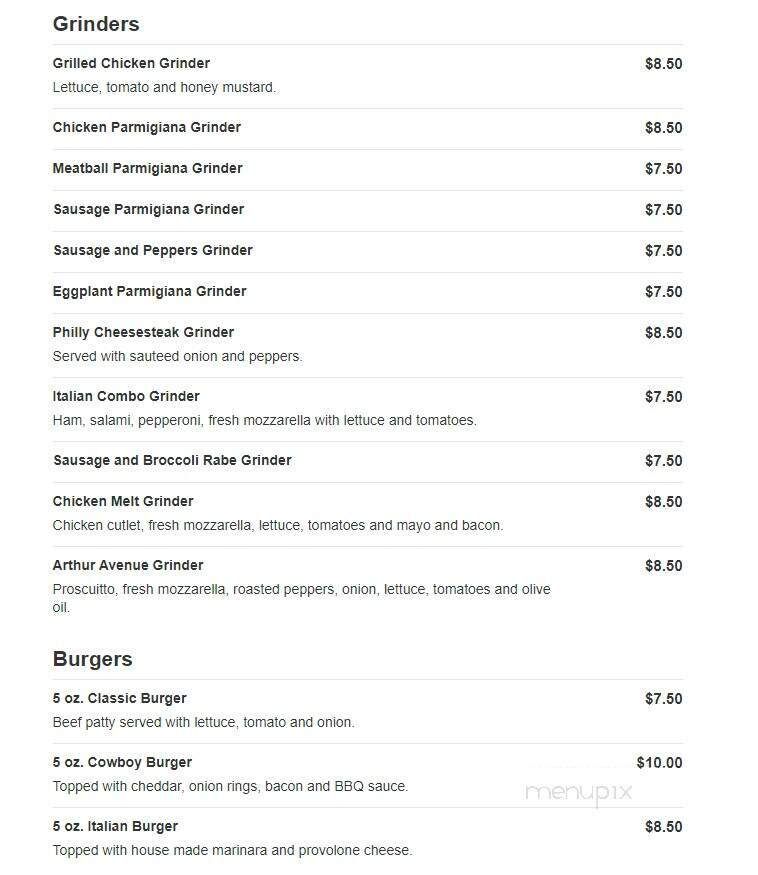 The Levee - Fairfield, CT menu_pic