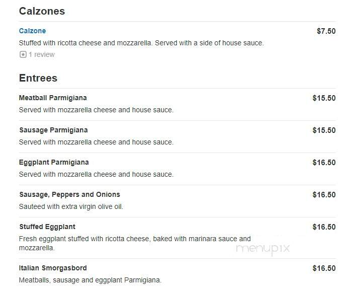 The Levee - Fairfield, CT menu_pic