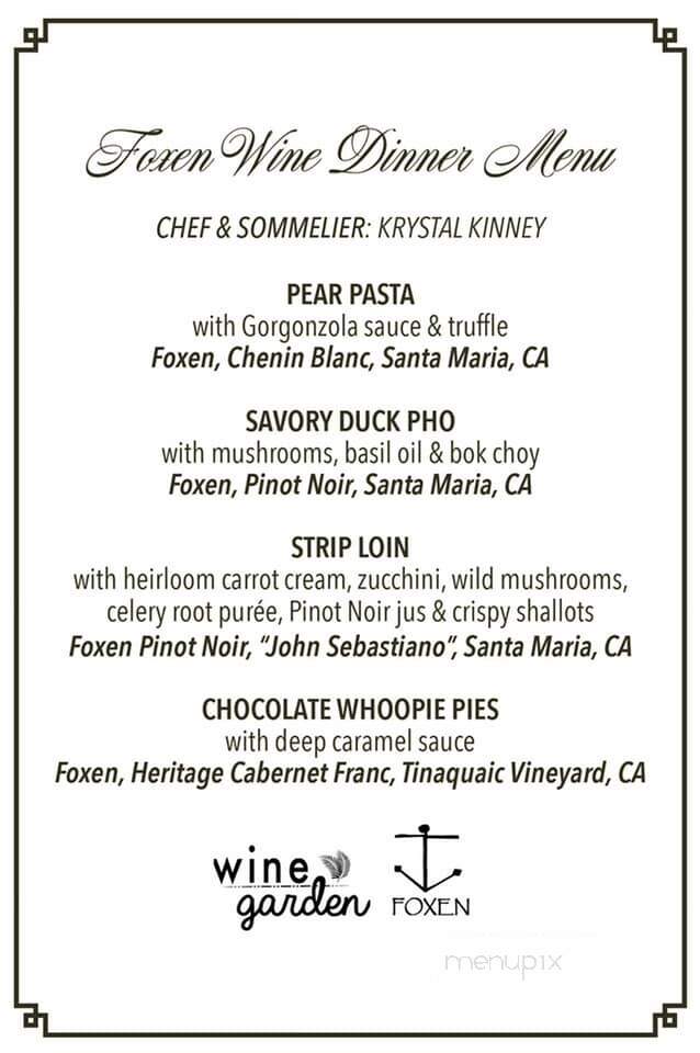 Wine Garden - Fort Lauderdale, FL menu_pic