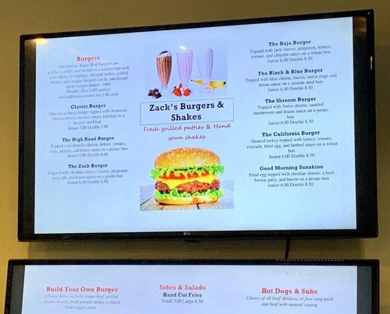 Zack's Burgers & Shakes - Kensington, CT