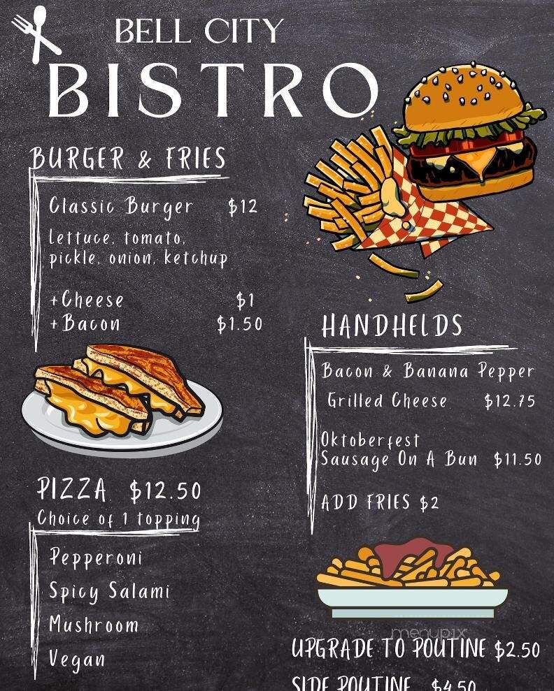Bell City Brewing - Brantford, ON menu_pic