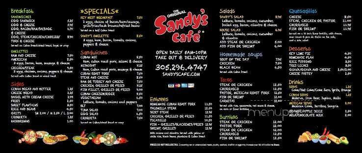 The Original Sandy's Cafe - Key West, FL