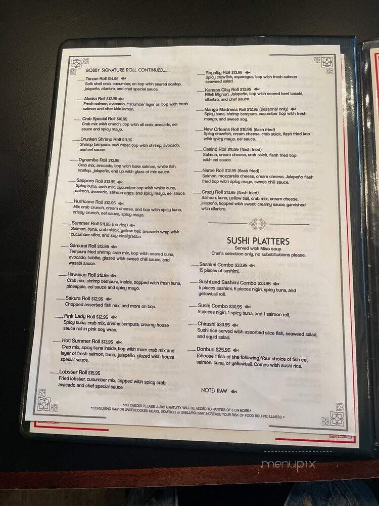 Naree Kitchen - Kansas City, KS menu_pic