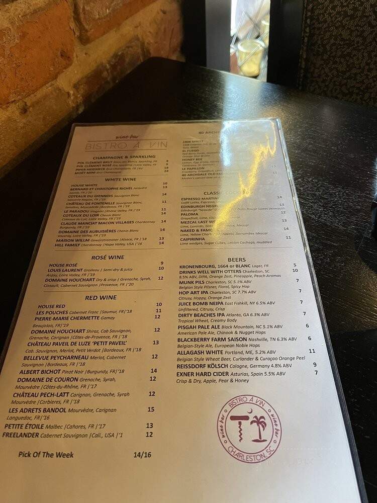 Bistro A Vin - Charleston, SC
