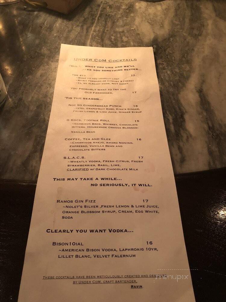 CDM Restaurant - Corona Del Mar, CA menu_pic