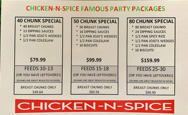 Chicken-N-Spice - Orland Hills, IL