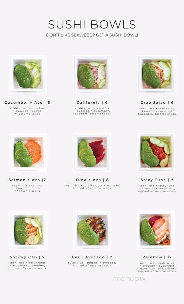 Goblin Sushi Bar - Clinton Township, MI menu_pic