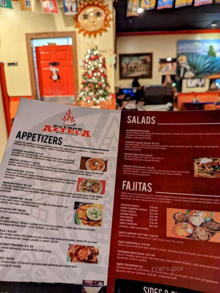 Patron Azteca - Coral Springs, FL menu_pic
