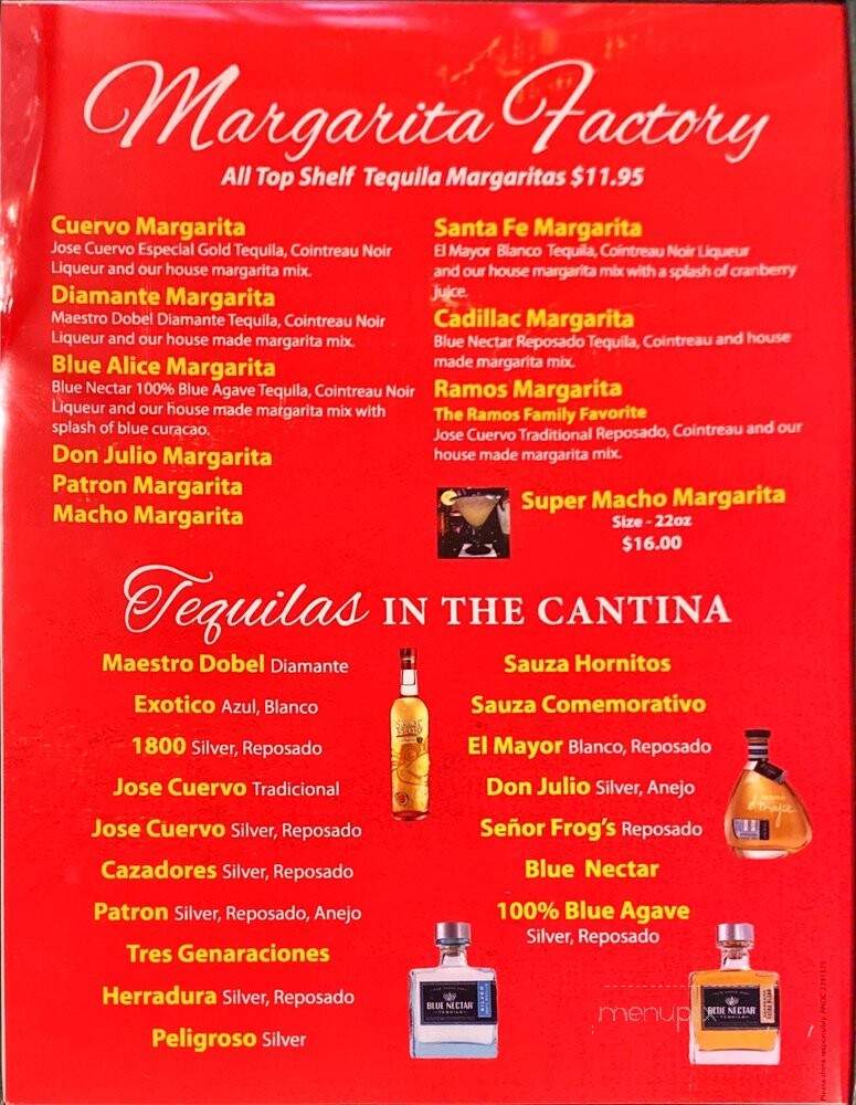 Patron Azteca - Coral Springs, FL menu_pic