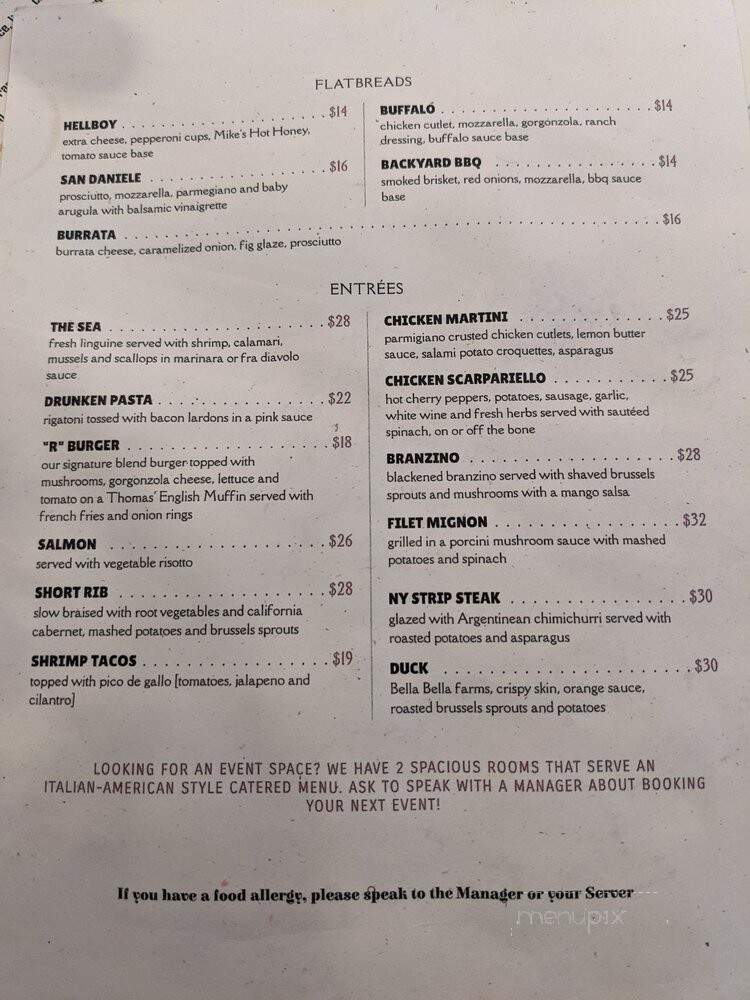 The Rail House 10803 - Pelham, NY menu_pic
