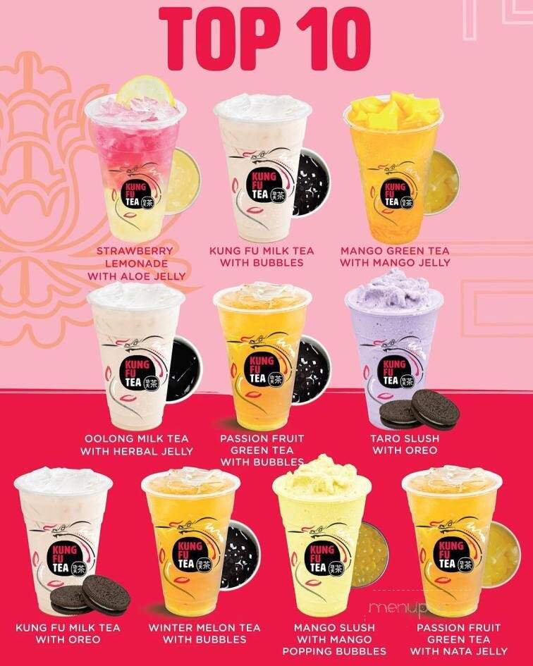 Ninja Cafe & Kung Fu Tea - High Point, NC menu_pic