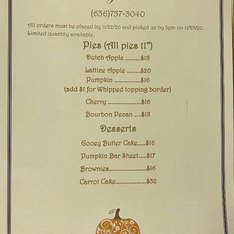 Frontier Perk Cafe - St. Charles, MO menu_pic