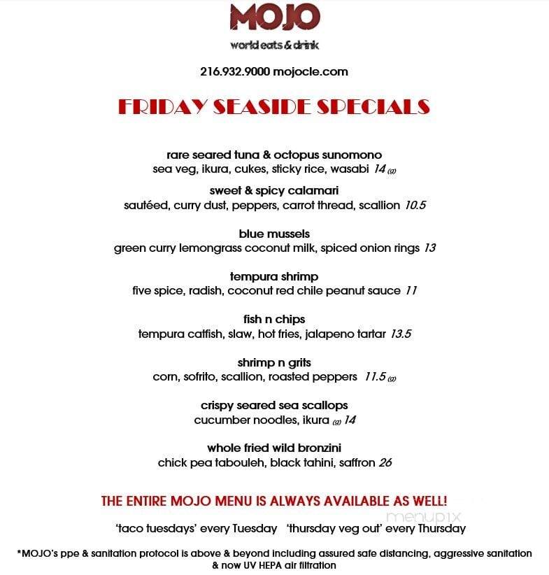 Mojo World Eats & Drink - Cleveland Heights, OH