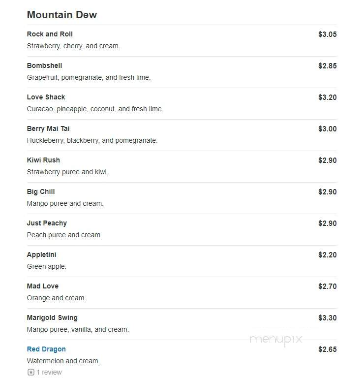 Twisted Sugar - Pleasant View, UT menu_pic