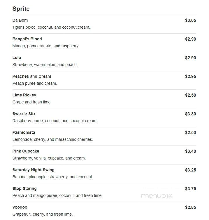 Twisted Sugar - Pleasant View, UT menu_pic