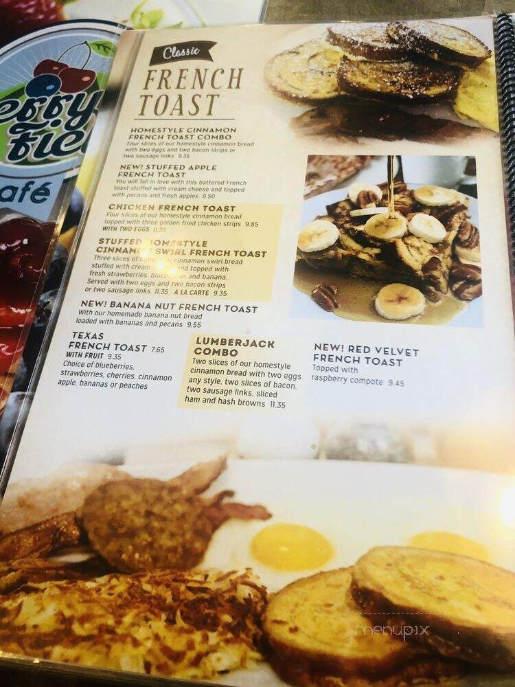 BerryField Cafe - Midlothian, IL menu_pic