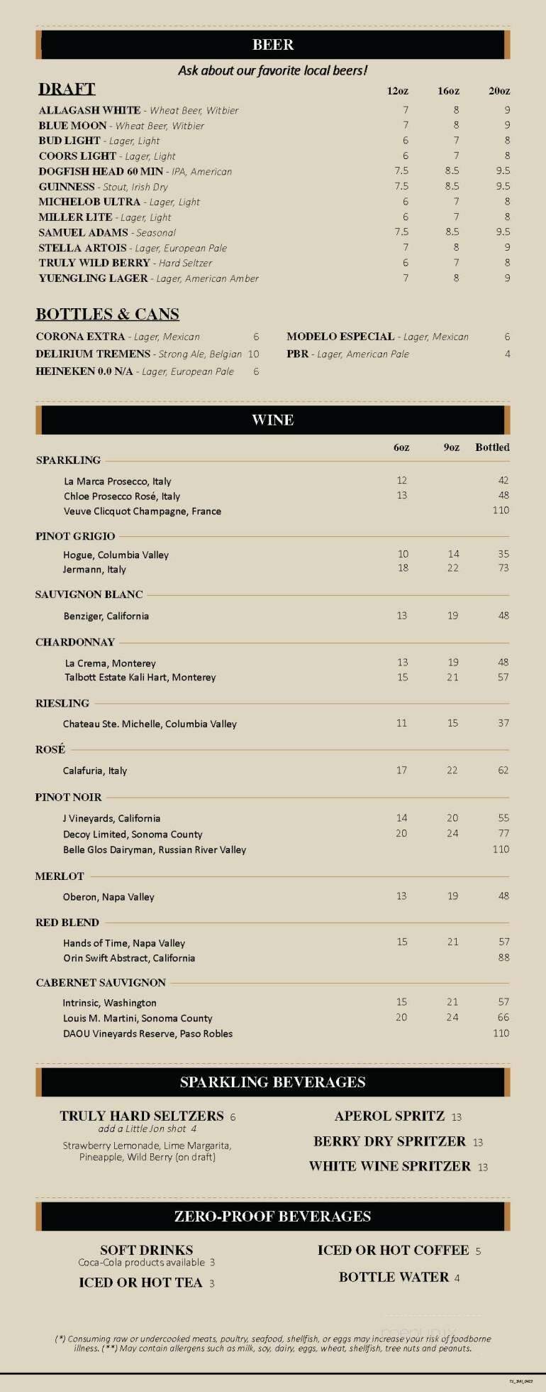 Taffer's Tavern - Alpharetta, GA menu_pic