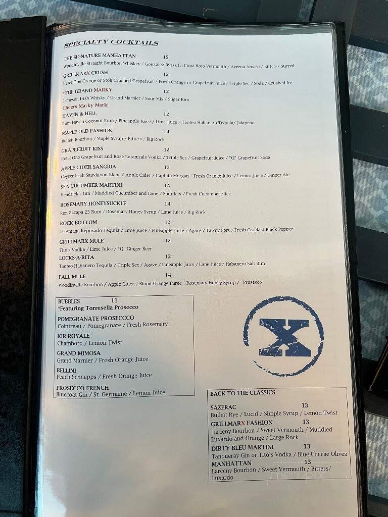 Grillmarx Steakhouse & Raw Bar - Columbia, MD