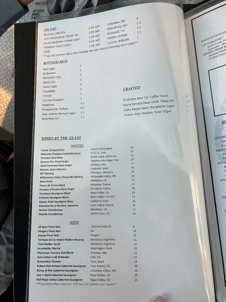 Grillmarx Steakhouse & Raw Bar - Columbia, MD menu_pic