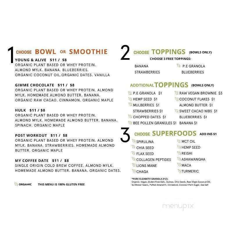 Loleo Juice Bar - Myrtle Beach, SC menu_pic