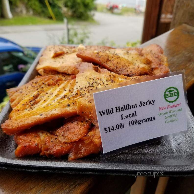 Dockside Smoked Fish Store - Tofino, BC menu_pic