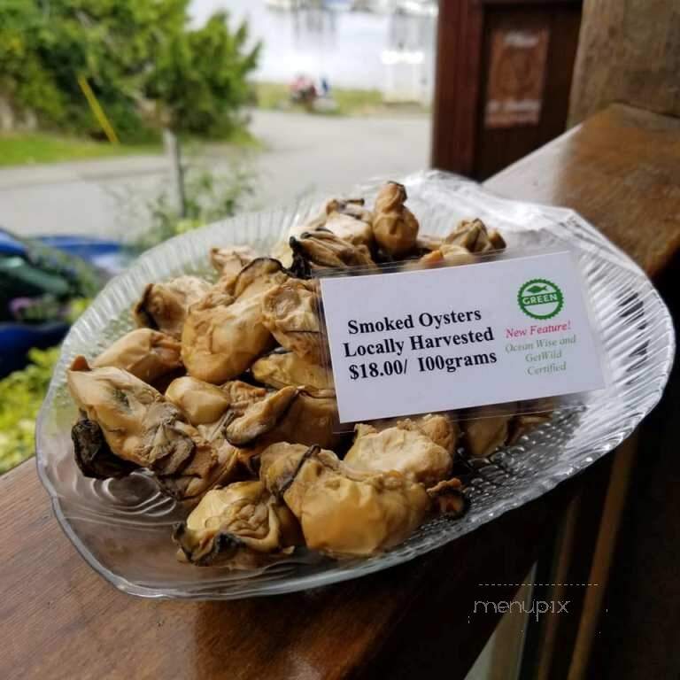 Dockside Smoked Fish Store - Tofino, BC menu_pic