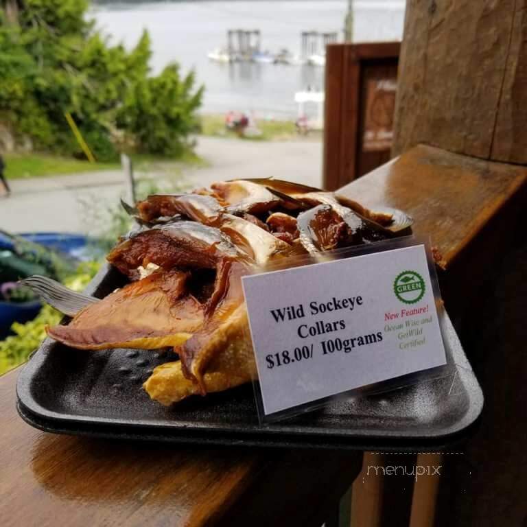 Dockside Smoked Fish Store - Tofino, BC menu_pic