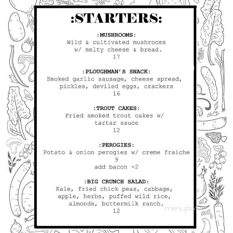Hearth Restaraunt - Saskatoon, SK menu_pic