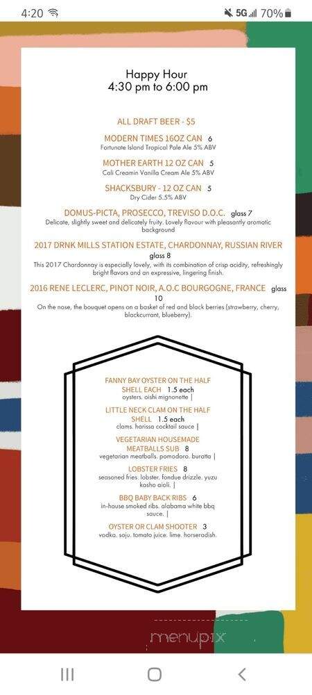 The Stanton HB - Hermosa Beach, CA menu_pic