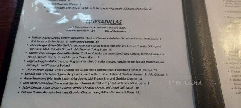 Corner Cabinet - York, PA menu_pic