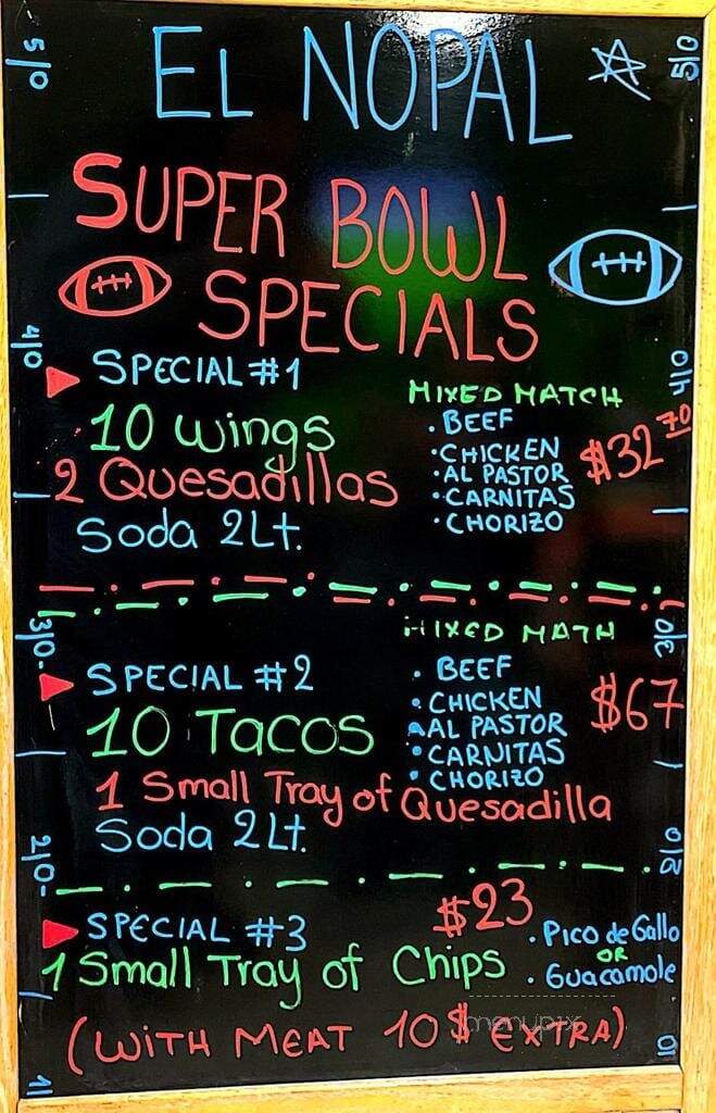 El Nopal - Floral Park, NY menu_pic