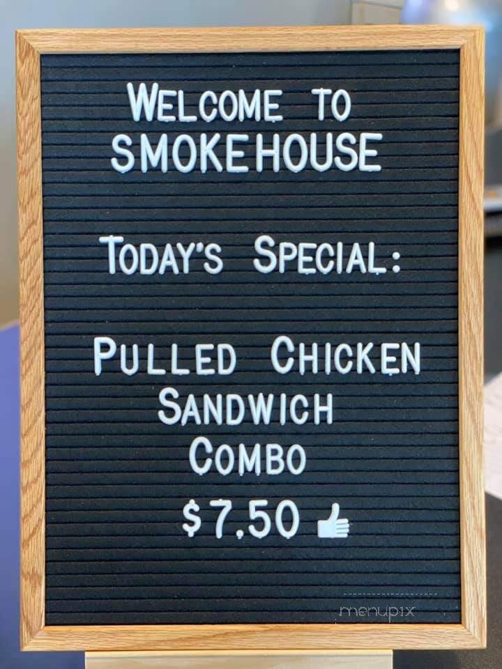 Smokehouse - Hodge, LA menu_pic