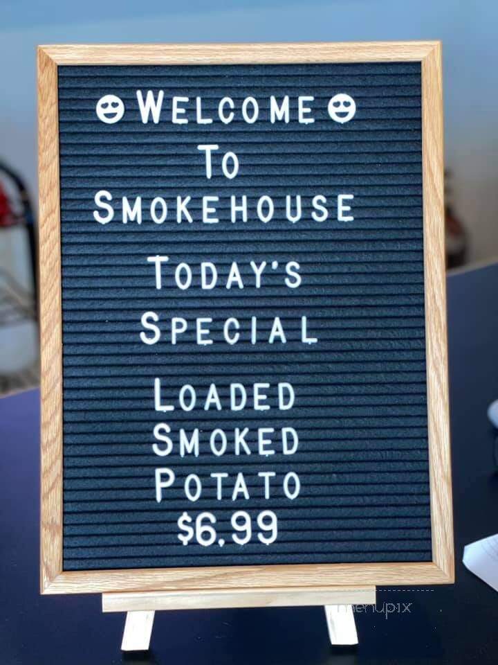 Smokehouse - Hodge, LA menu_pic