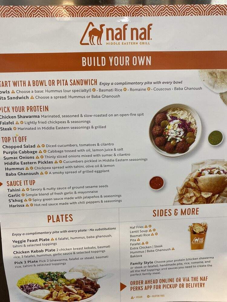Naf Naf Grill - Greenup, IL menu_pic