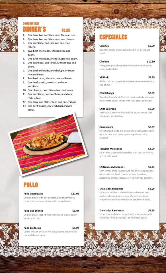 Mi Lindo Cuernavaca - Bardstown, KY menu_pic