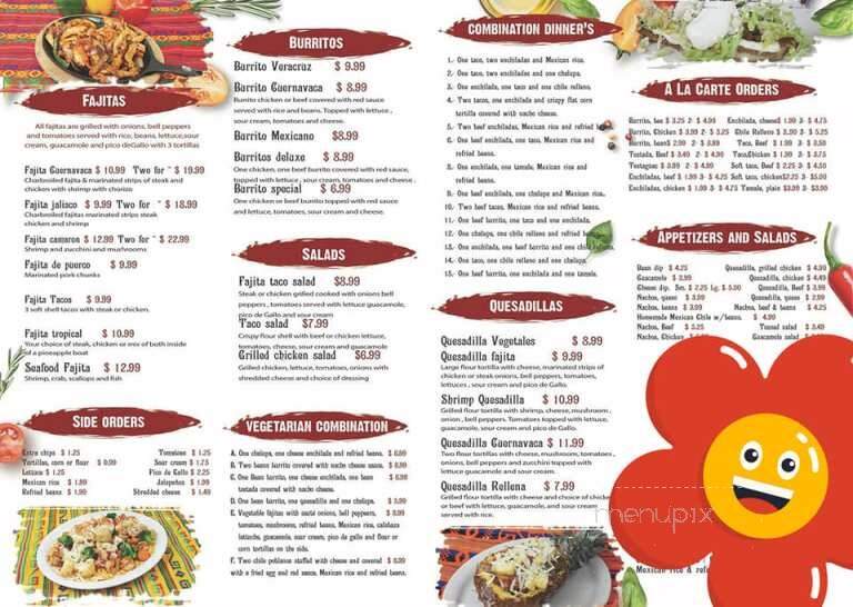 Mi Lindo Cuernavaca - Bardstown, KY menu_pic
