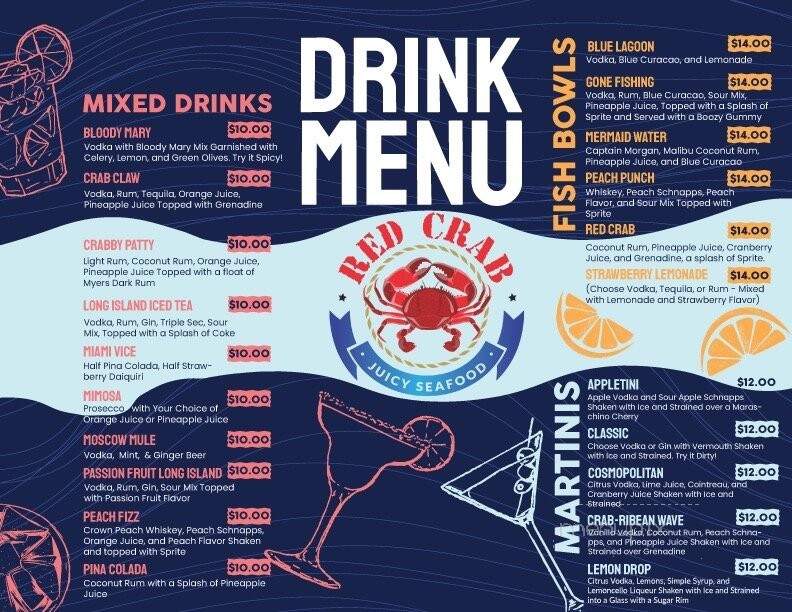 Red Crab Juicy Seafood - Cleveland, OH menu_pic
