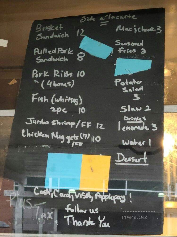 Corner Boys BBQ - Fuquay Varina, NC menu_pic
