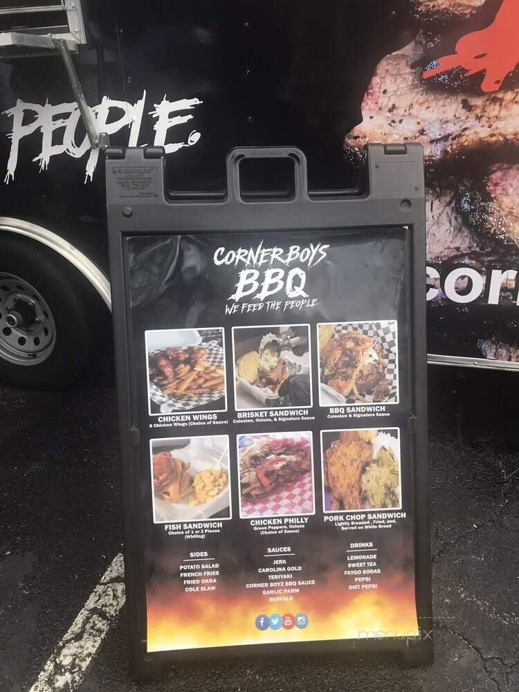 Corner Boys BBQ - Fuquay Varina, NC menu_pic