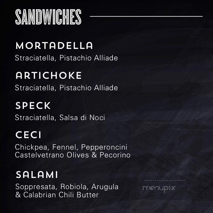 Semolina Artisanal Pasta - Pasadena, CA menu_pic