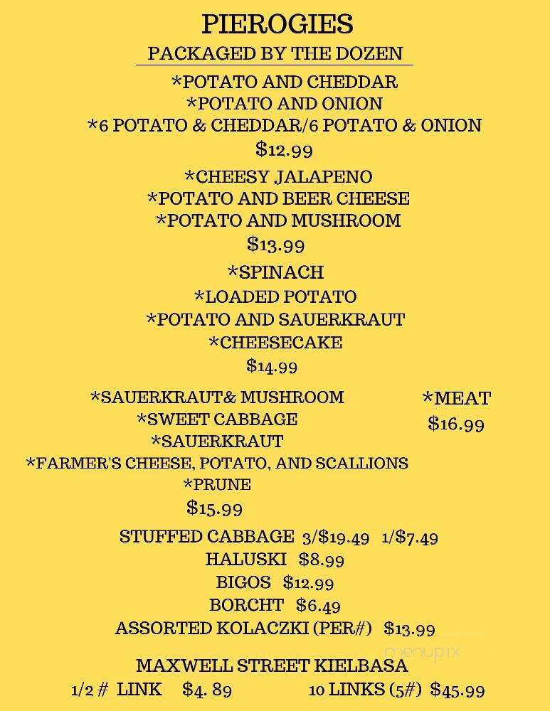 Rogie Pierogies - Delray Beach, FL menu_pic